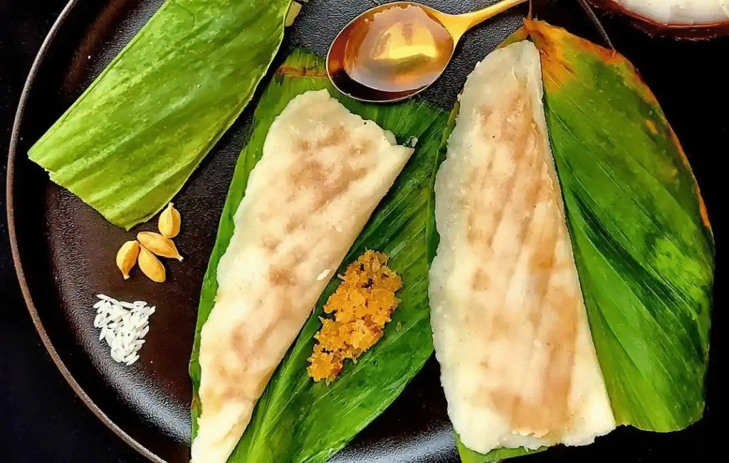 Patoleo sweet dish representing food diversity in India

