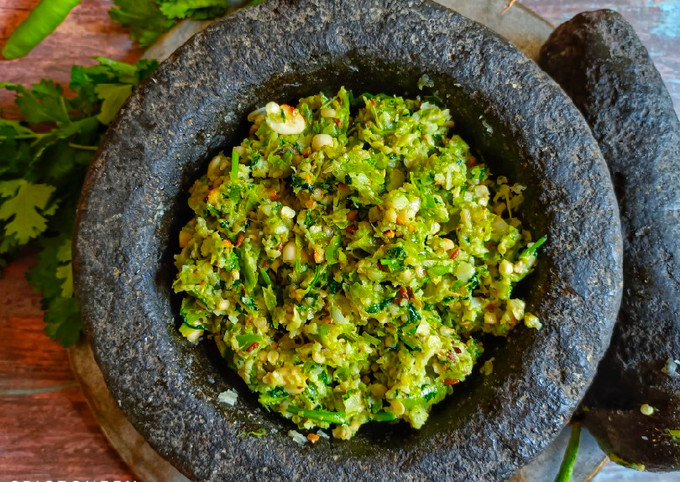 Thecha chutney reflecting food diversity in India

