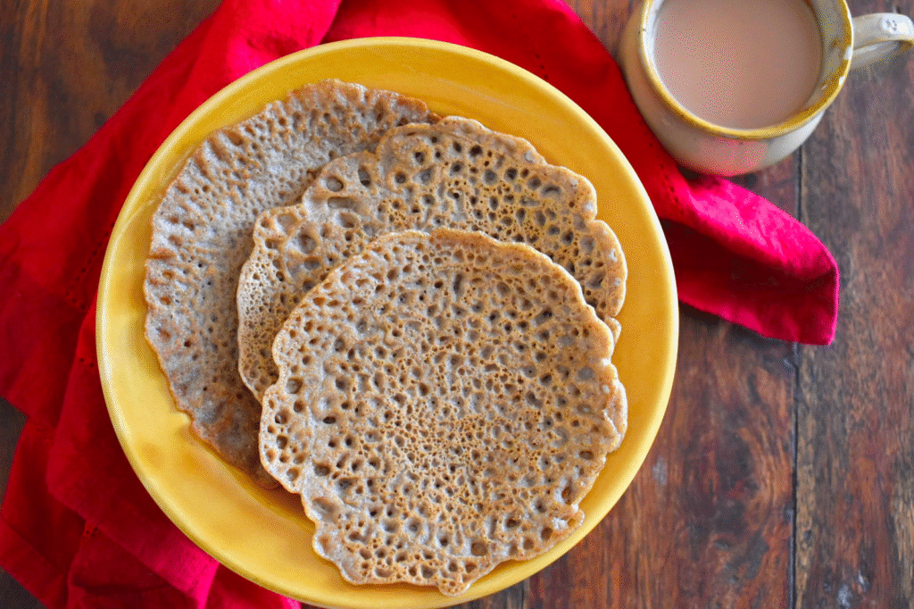 Khura buckwheat pancake from Arunachal Pradesh showing food diversity in India


